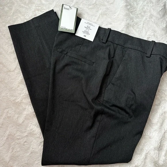 NWT H&M Women’s Size 12 Charcoal Tailored Slacks - Picture 3 of 5